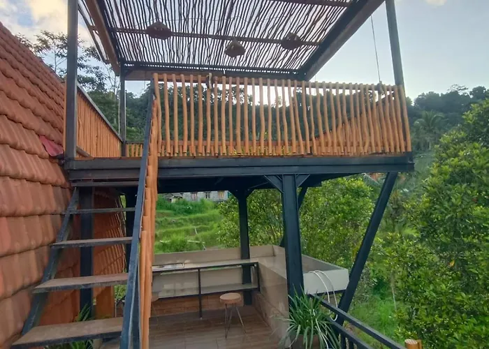 Maison d'hôtes Kubu Dangin Ogang Sidemen (Bali)